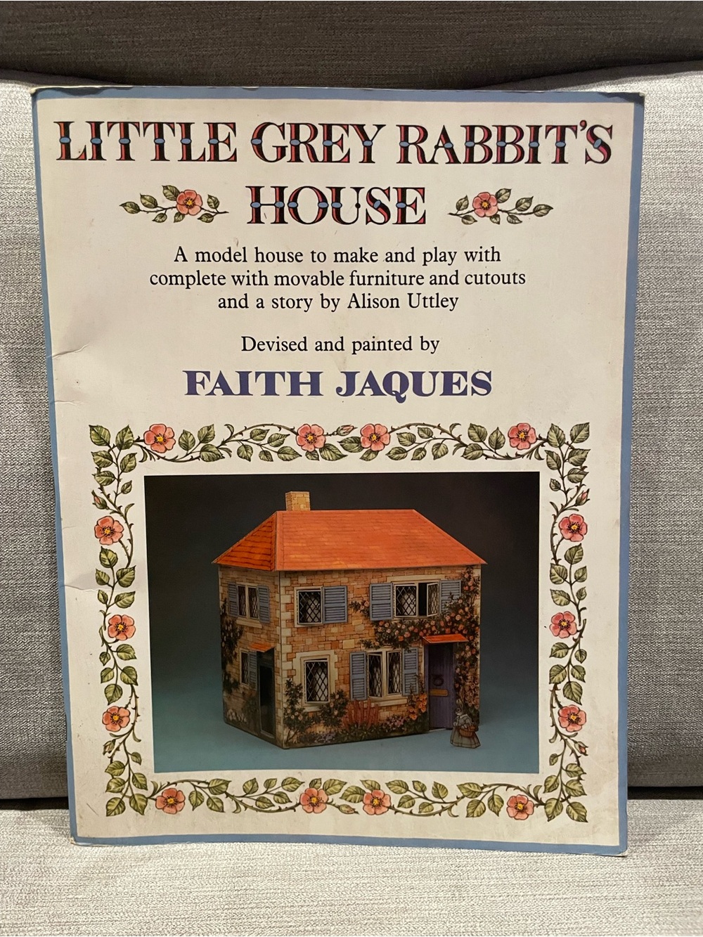 Little Grey Rabbit's House Model Kit. Devised and painted by Faith Jaques. 1982